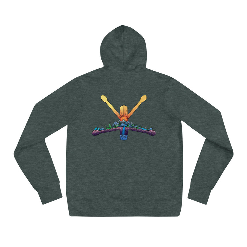 Super G+ in the Mountains [back] Hoodie