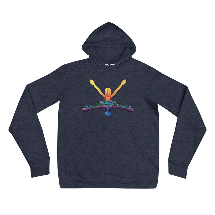 Super G+ in the Mountains [front] Hoodie